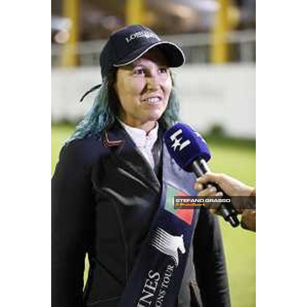 LGCT of Cascais - Grand Prix - Danielle Goldstein interviewed by LGCT TV crew - Cascais, - 8 July 2017 - ph.Stefano Grasso/LGCT