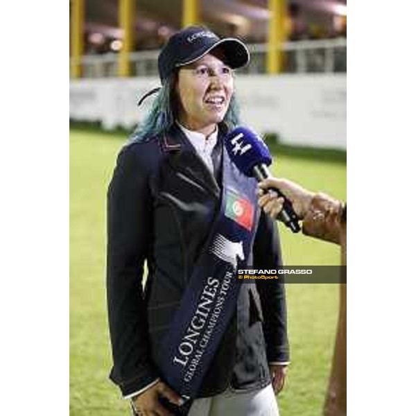 LGCT of Cascais - Grand Prix - Danielle Goldstein interviewed by LGCT TV crew - Cascais, - 8 July 2017 - ph.Stefano Grasso/LGCT