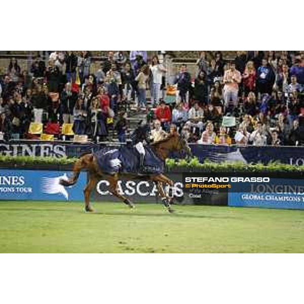 LGCT of Cascais - Grand Prix - Danielle Goldstein on Lizziemary parades after winning the LGCT grand Prix of Cascais - Cascais, - 8 July 2017 - ph.Stefano Grasso/LGCT