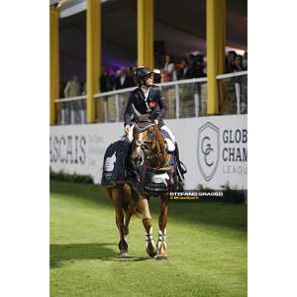 LGCT of Cascais - Grand Prix - Danielle Goldstein on Lizziemary parades after winning the LGCT grand Prix of Cascais - Cascais, - 8 July 2017 - ph.Stefano Grasso/LGCT