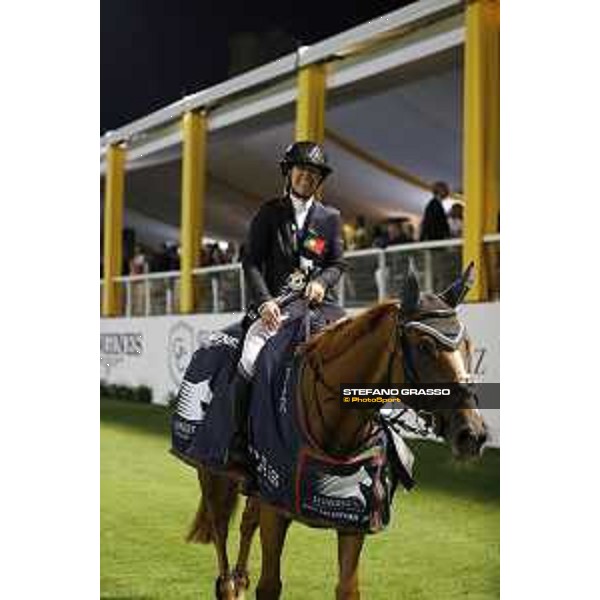 LGCT of Cascais - Grand Prix - Danielle Goldstein on Lizziemary parades after winning the LGCT grand Prix of Cascais - Cascais, - 8 July 2017 - ph.Stefano Grasso/LGCT