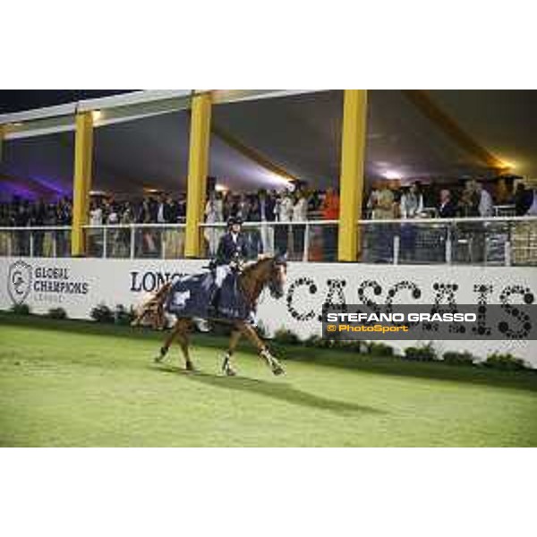 LGCT of Cascais - Grand Prix - Danielle Goldstein on Lizziemary parades after winning the LGCT grand Prix of Cascais - Cascais, - 8 July 2017 - ph.Stefano Grasso/LGCT