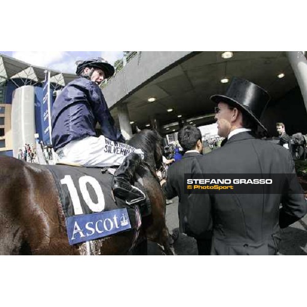 Michael Kinane on Yeats and Aidan O.Brien winners of the Gold Cup enter in the winner circle Ascot, Royal Ascot 3rd day, 21st june 2007 ph. Stefano Grasso