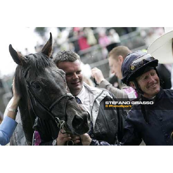 a close up for Yeats and Michael Kinane winners of the Gold Cup Ascot, Royal Ascot 3rd day, 21st june 2007 ph. Stefano Grasso
