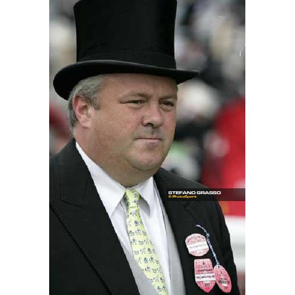 Peter Chapple-Hyam trainer of Winker Watson after winning the Norfolk Stakes Ascot, Royal Ascot 3rd day, 21st june 2007 ph. Stefano Grasso