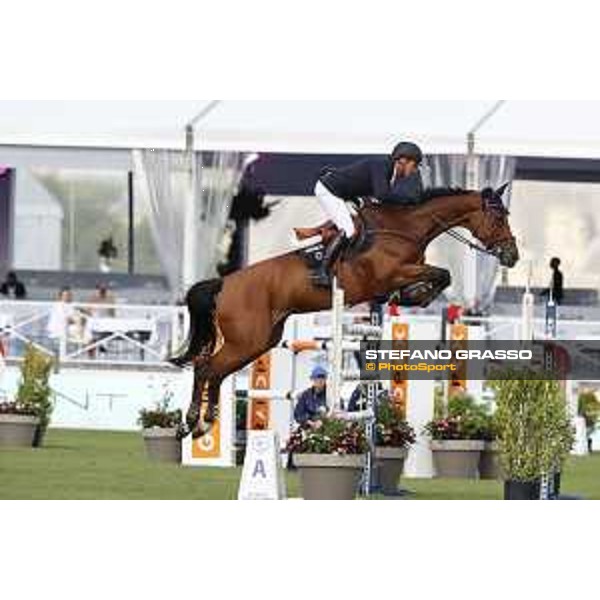 LGCT of Chantilly - Class 2 - Romain Duguet on Sherazade du Gevaudon Chantilly,14th july 2017 ph.Stefano Grasso/LGCT