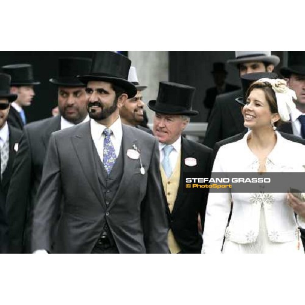 Sheihk Mohammed and Princess Haya Ascot, Royal Ascot 3rd day, 21st june 2007 ph. Stefano Grasso