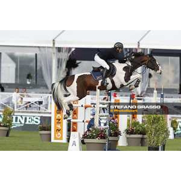 LGCT of Chantilly - Class 2 - Marc Dilasser on Utah van de Rock Chantilly,14th july 2017 ph.Stefano Grasso/LGCT