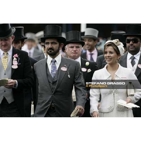 Sheihk Mohammed and Princess Haya Ascot, Royal Ascot 3rd day, 21st june 2007 ph. Stefano Grasso