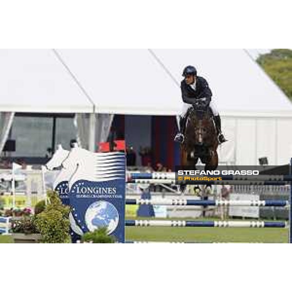 LGCT of Chantilly - Grand Prix - Carlos Enrique Lopez Lizarazo on Cuplandra Chantilly,15th july 2017 ph.Stefano Grasso/LGCT