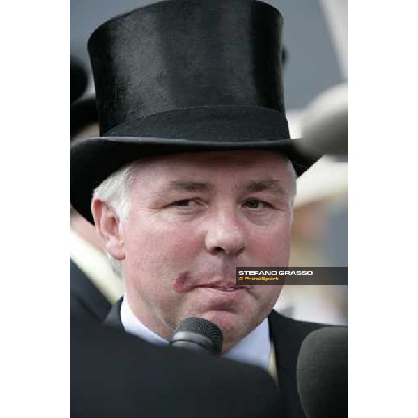 trainer Jeremy Noseda winner with Soldier\'s Tale of the Golden Jubilee Stakes Ascot, Royal Ascot, 5th day 23rd june 2007 ph. Stefano Grasso