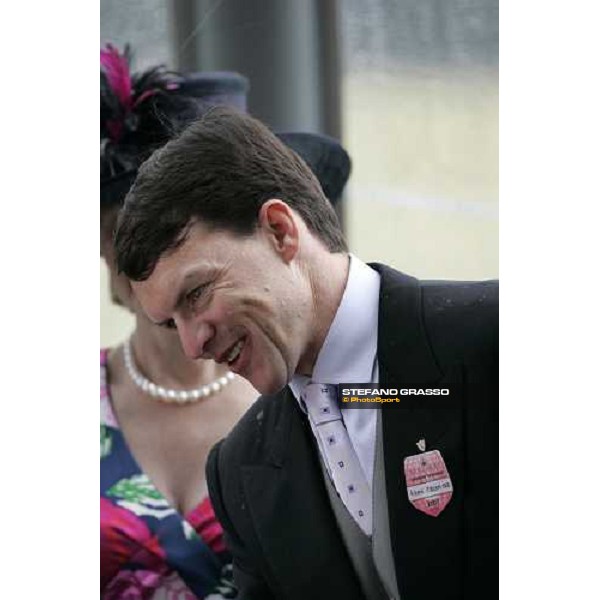 Aidan O\'Brien receives the congratulations from The Queen after winning the title as the top trainer of the meeting Ascot, Royal Ascot, 5th day 23rd june 2007 ph. Stefano Grasso