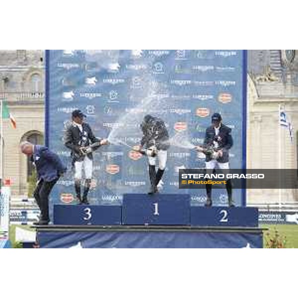 LGCT of Chantilly - Grand Prix - Champagne celebrations Chantilly,15th july 2017 ph.Stefano Grasso/LGCT