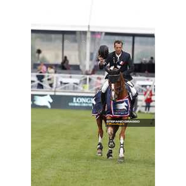LGCT of Chantilly - Grand Prix - Harrie Smolders on Emerald NOP parades after winning the LGCT Grand Prix of Chantilly Chantilly,15th july 2017 ph.Stefano Grasso/LGCT