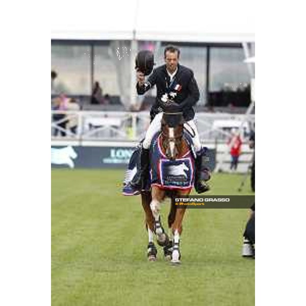 LGCT of Chantilly - Grand Prix - Harrie Smolders on Emerald NOP parades after winning the LGCT Grand Prix of Chantilly Chantilly,15th july 2017 ph.Stefano Grasso/LGCT