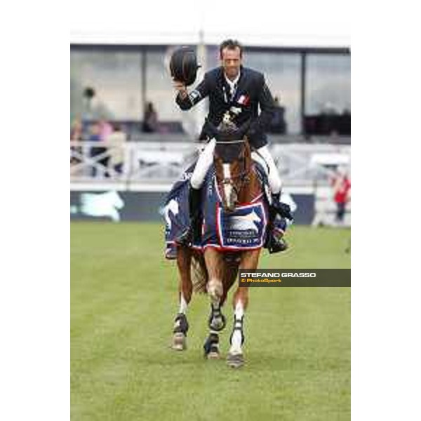 LGCT of Chantilly - Grand Prix - Harrie Smolders on Emerald NOP parades after winning the LGCT Grand Prix of Chantilly Chantilly,15th july 2017 ph.Stefano Grasso/LGCT