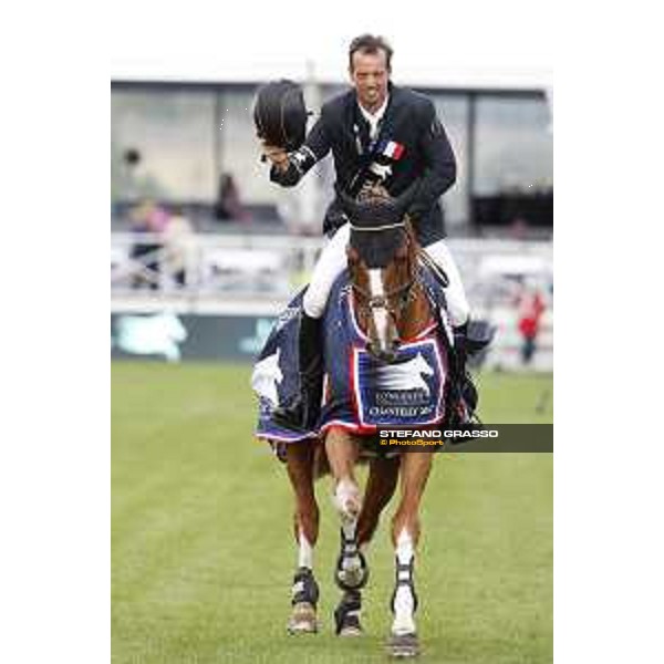 LGCT of Chantilly - Grand Prix - Harrie Smolders on Emerald NOP parades after winning the LGCT Grand Prix of Chantilly Chantilly,15th july 2017 ph.Stefano Grasso/LGCT