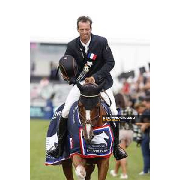 LGCT of Chantilly - Grand Prix - Harrie Smolders on Emerald NOP parades after winning the LGCT Grand Prix of Chantilly Chantilly,15th july 2017 ph.Stefano Grasso/LGCT