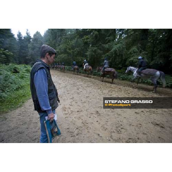 Eric Libaud looking a lot of 2 years old before training La Richerie, 26th june 2007 ph. Stefano Grasso