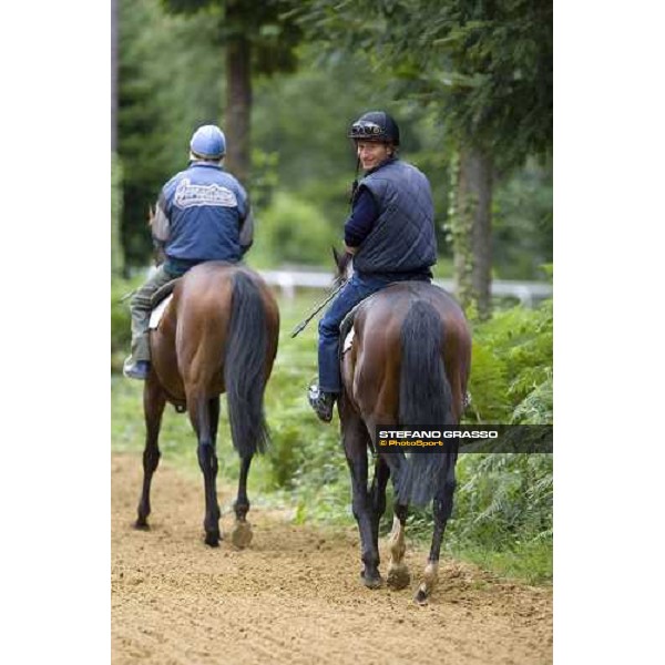 walking back to the stable after morning training La Richerie, 26th june 2007 ph. Stefano Grasso