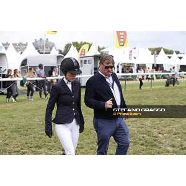 LGCT of Chantilly - Behind the scenes - Alexandra Thornton and Jan Tops - Chantilly, - 14 July 2017 - ph.Mario Grassia/LGCT