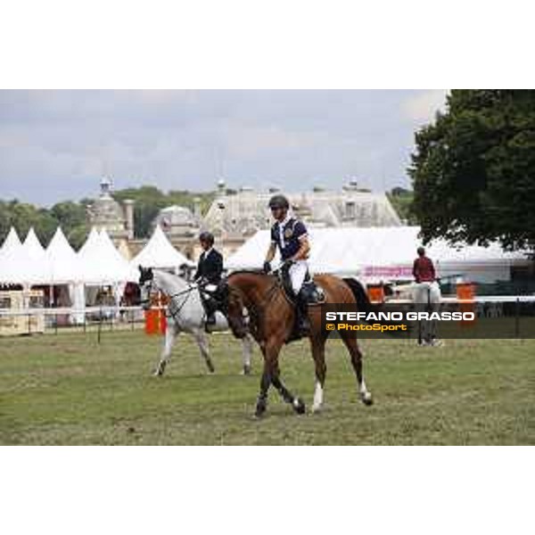 LGCT of Chantilly - Behind the scenes - Warm up ring - Chantilly, - 14 July 2017 - ph.Mario Grassia/LGCT