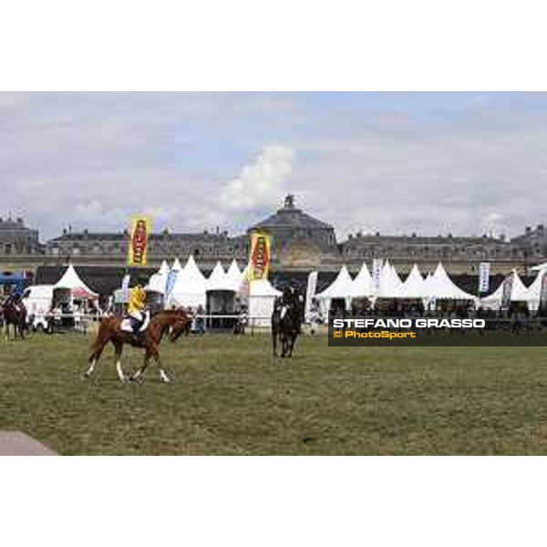 LGCT of Chantilly - Behind the scenes - Warm up ring - Chantilly, - 14 July 2017 - ph.Mario Grassia/LGCT