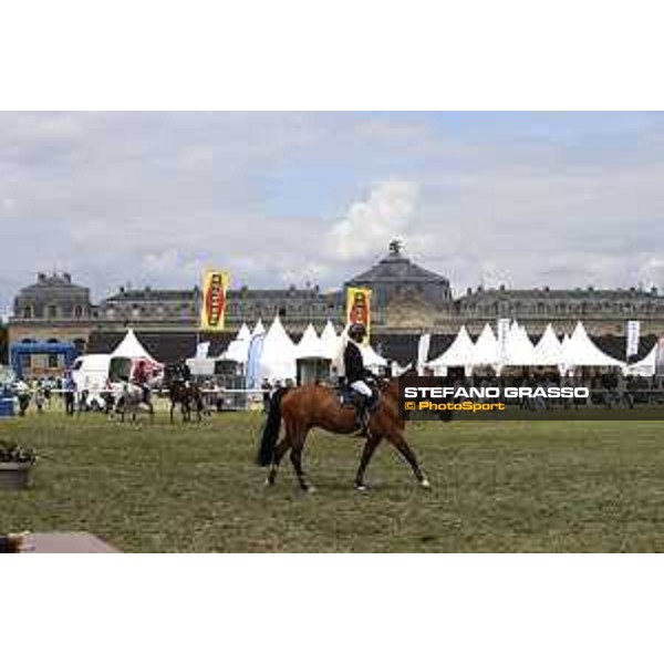 LGCT of Chantilly - Behind the scenes - Warm up ring - Chantilly, - 14 July 2017 - ph.Mario Grassia/LGCT