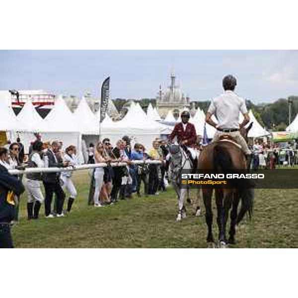 LGCT of Chantilly - Behind the scenes - Warm up ring - Chantilly, - 14 July 2017 - ph.Mario Grassia/LGCT