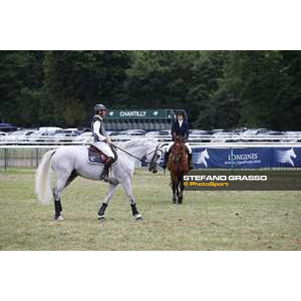 LGCT of Chantilly - Behind the scenes - Warm up ring - Chantilly, - 14 July 2017 - ph.Mario Grassia/LGCT