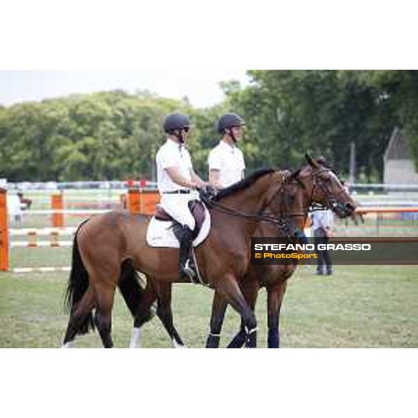 LGCT of Chantilly - Behind the scenes - Kent Farrington and Kevin Staut - Chantilly, - 14 July 2017 - ph.Mario Grassia/LGCT