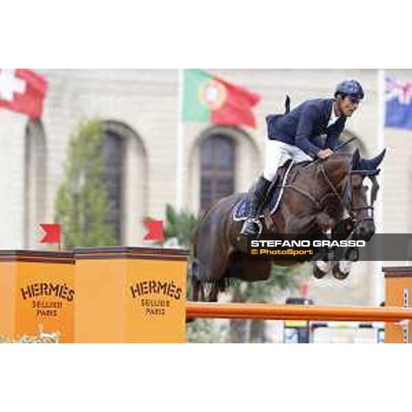 LGCT of Chantilly - Class 1 - Carlos Enrique Lopez Lizarazo on Ulhane de Conde - Chantilly, - 14 July 2017 - ph.Stefano Grasso/LGCT