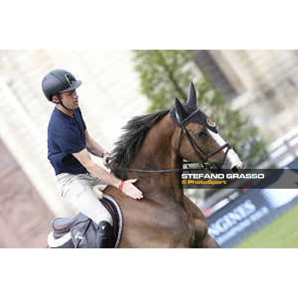 LGCT of Chantilly - Warm up - Scott Brash on Hello Forever - Chantilly, - 13 July 2017 - ph.Stefano Grasso/LGCT