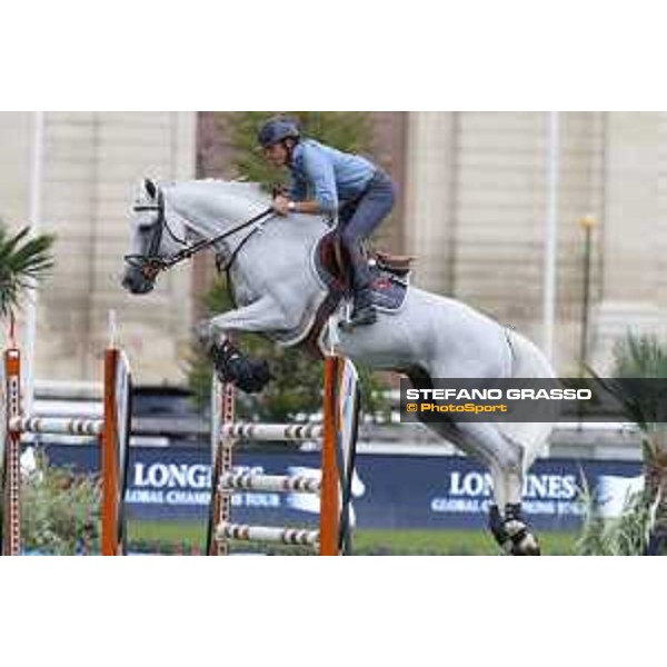 LGCT of Chantilly - Warm up - Philippe Rozier on Rahotep de Toscane - Chantilly, - 13 July 2017 - ph.Stefano Grasso/LGCT