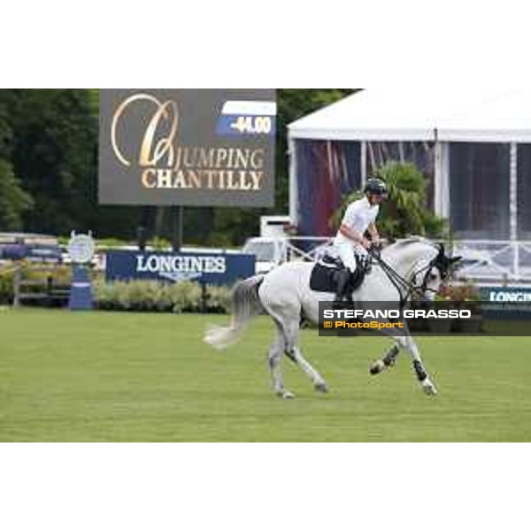 LGCT of Chantilly - Warm up - Marcus Ehning on Gin Chin van het Lindenhof - Chantilly, - 13 July 2017 - ph.Stefano Grasso/LGCT