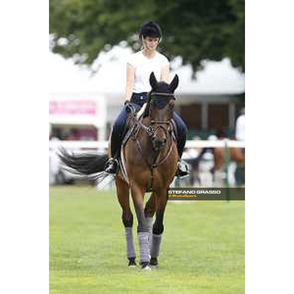 LGCT of Chantilly - Warm up - Athina Onassis on MHS Going Global - Chantilly, - 13 July 2017 - ph.Stefano Grasso/LGCT