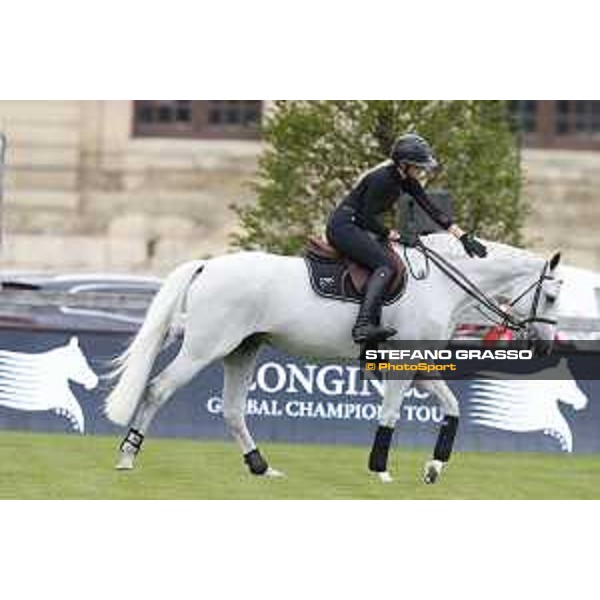 LGCT of Chantilly - Warm up - Paris Sellon on Cassandra - Chantilly, - 13 July 2017 - ph.Stefano Grasso/LGCT