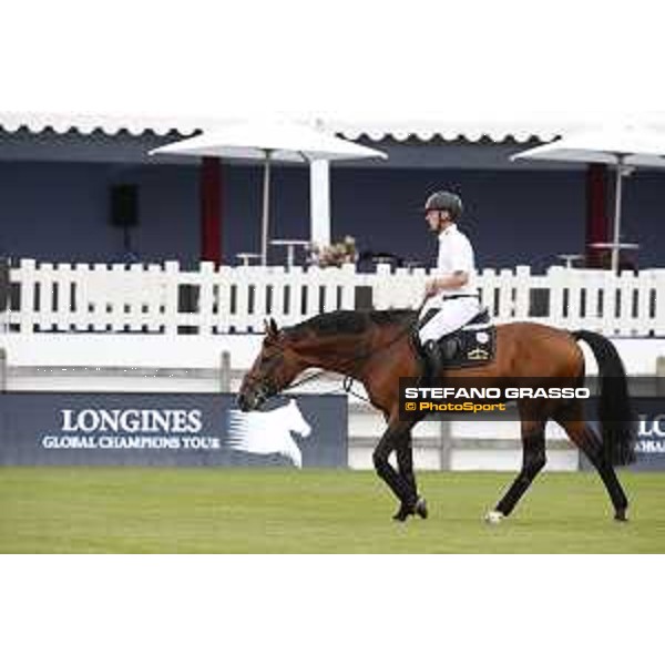 LGCT of Chantilly - Warm up - Marcus Ehning on Comme il Faut - Chantilly, - 13 July 2017 - ph.Stefano Grasso/LGCT