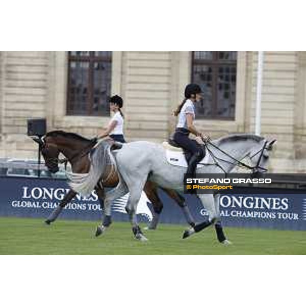 LGCT of Chantilly - Warm up - Jessica Springsteen on Cynar V. - Chantilly, - 13 July 2017 - ph.Stefano Grasso/LGCT