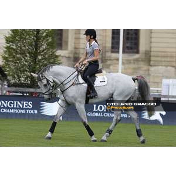 LGCT of Chantilly - Warm up - Jessica Springsteen on Cynar V. - Chantilly, - 13 July 2017 - ph.Stefano Grasso/LGCT