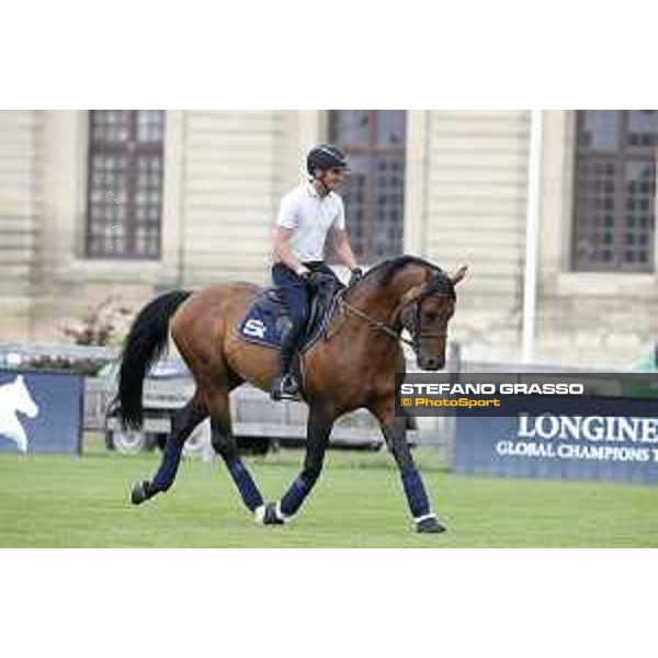 LGCT of Chantilly - Warm up - Lorenzo de Luca on Armitages Boy - Chantilly, - 13 July 2017 - ph.Stefano Grasso/LGCT