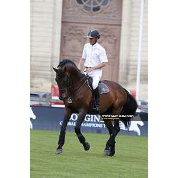 LGCT of Chantilly - Warm up - Ludger Beerbaum on Chaman - Chantilly, - 13 July 2017 - ph.Stefano Grasso/LGCT