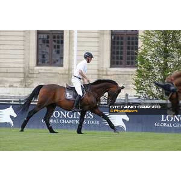 LGCT of Chantilly - Warm up - Ludger Beerbaum on Chaman - Chantilly, - 13 July 2017 - ph.Stefano Grasso/LGCT