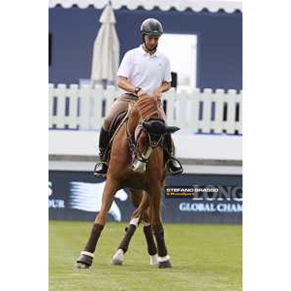 LGCT of Chantilly - Warm up - yuri Mansur on Babylotte - Chantilly, - 13 July 2017 - ph.Stefano Grasso/LGCT