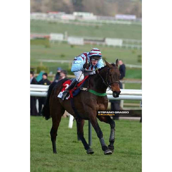 \'J.Cullothy on Best Mate towards the post of his 2nd Gold Cup Cheltenham march 13 2003-ph.Stefano Grasso\' 