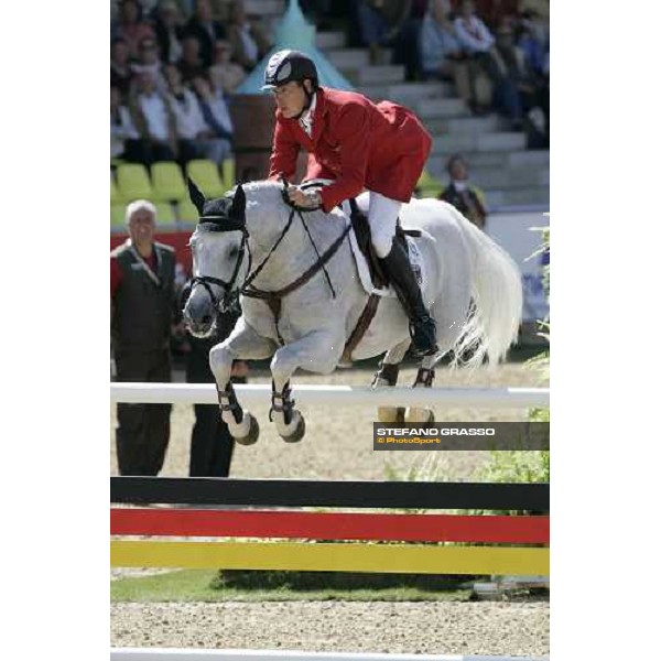 Christian Ahlmann on Coster during the 2nd rating competition for the individual and Team Fei Mannheim, 16th august 2007 ph. Stefano Grasso