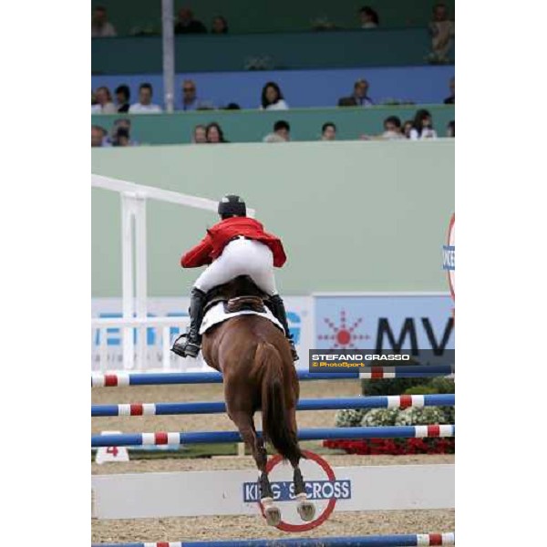 Ludger Beerbaum on Goldfever during the 2nd rating competition for the individual and Team Fei Mannheim, 16th august 2007 ph. Stefano Grasso