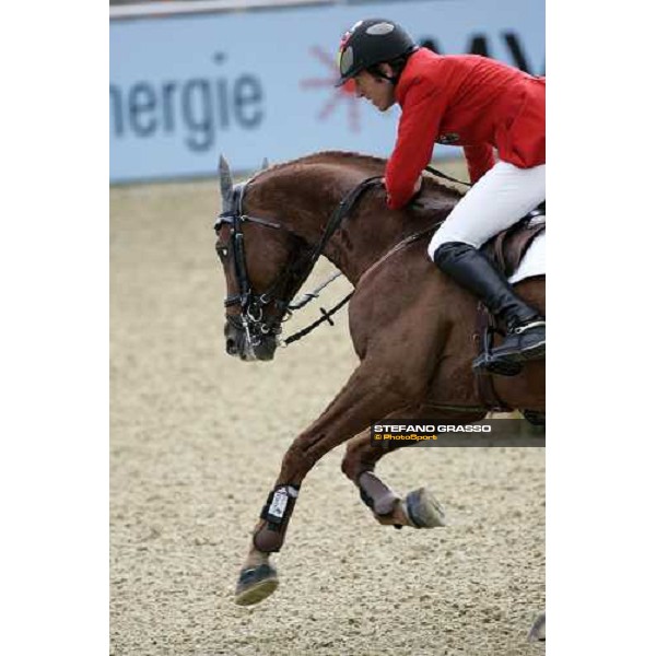 Ludger Beerbaum on Goldfever during the 2nd rating competition for the individual and Team Fei Mannheim, 16th august 2007 ph. Stefano Grasso