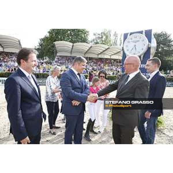 LGCT of Berlin - Prize giving ceremony - Juan Carlos Capelli and Volker Wulff - Berlin, 29th july 2017 - ph.Stefano Grasso/LGCT