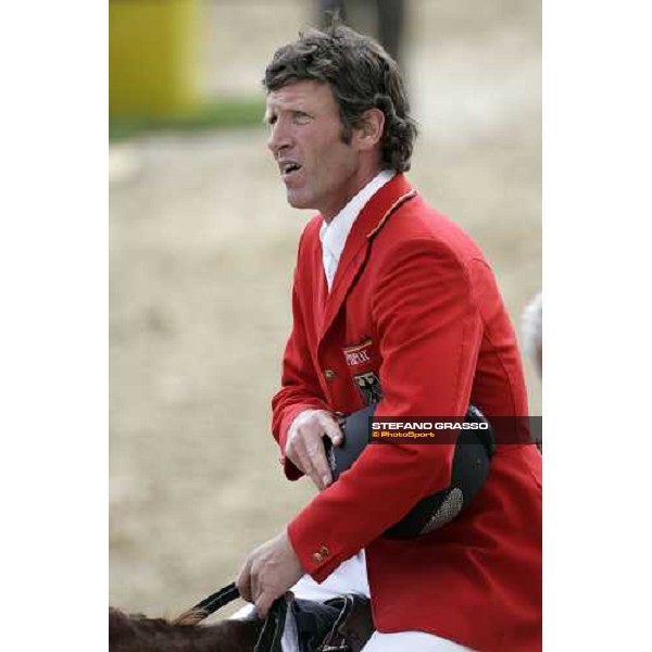 Ludger Beerbaum on Goldfever during the 2nd rating competition for the individual and Team Fei Mannheim, 16th august 2007 ph. Stefano Grasso